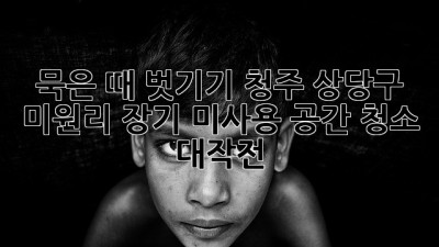 묵은 때 벗기기✨ 청주 상당구 미원리 장기 미사용 공간 청소 대작전!